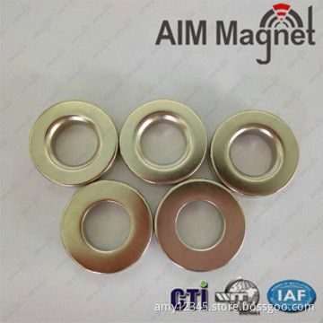 N35 - OD9.5XID 6.45X3mm Ring Nickel plated Neodymium Magnets